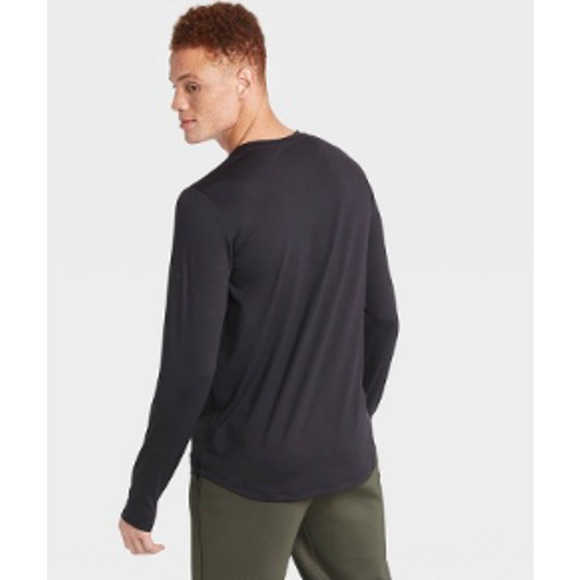 Men Long Sleeve Soft Gym T-shirt - All in Motion XL - Picture 2 of 2